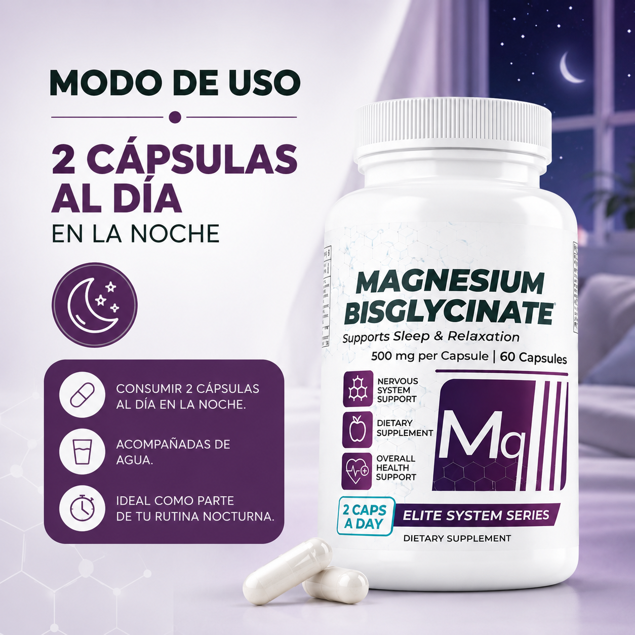 Combo x2 Glicinato de Magnesio