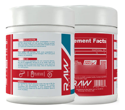 Combo x2 Creatina RAW Series Lab
